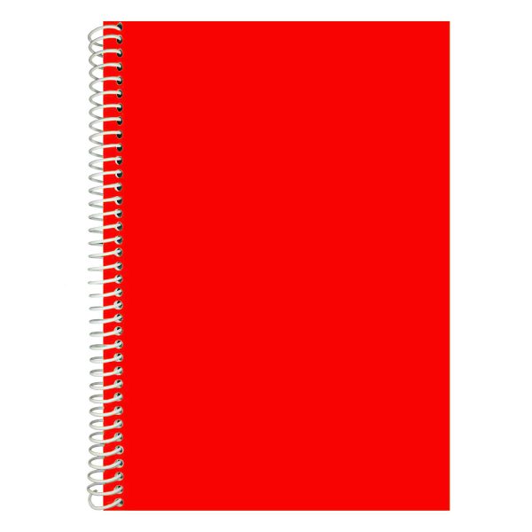 دفتر زبان دوخط پلاس 80 برگ مدل کلاسیک قرمز