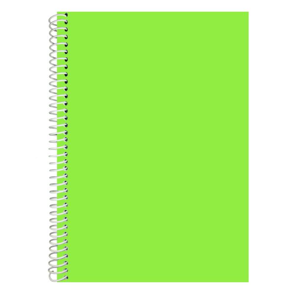 دفتر زبان دوخط پلاس 80 برگ مدل کلاسیک سبز
