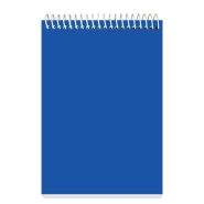 دفترچه یادداشت طلقی 80 برگ یاس بهشت آبی کاربنی